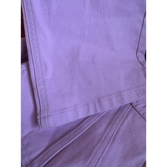 NWT ROMEE STRIJD X NA-KD High Waisted Wide Leg Denim In Light Pink Size 2 (32) - Picture 10 of 10